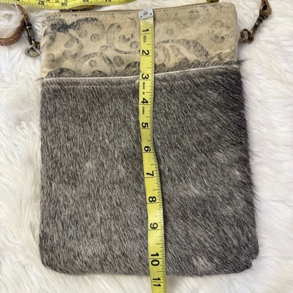 Myra Bag Hair-On Hide Crossbody Bag Western Boho Cowhide